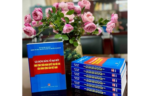 Sách mới: Xây dựng Đảng về đạo đức theo tinh thần Nghị quyết Đại hội XIII của Đảng Cộng sản Việt Nam